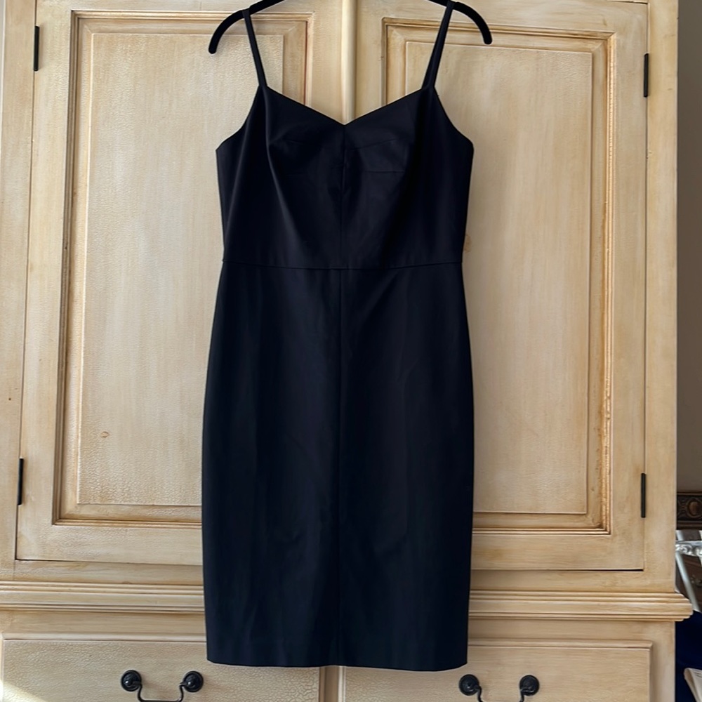 Banana Republic LBD black dress spaghetti straps-NWT-size 6